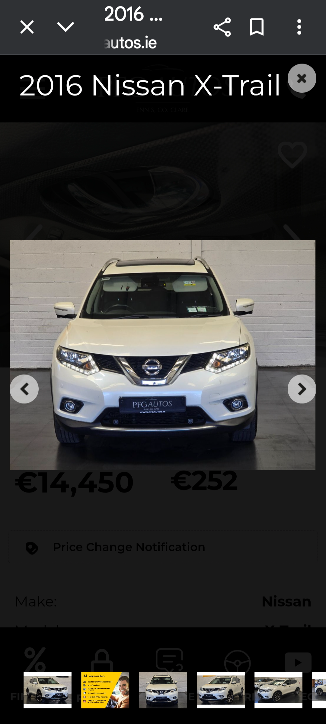 Used Nissan X-Trail 2016 in Dublin
